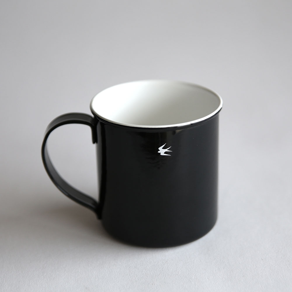 GLOCAL STANDARD PRODUCTS グローカルスタンダードプロダクツ / ツバメ マグ M ブラック｜TSUBAME MUG マグカップ 琺瑯 ホーロー 燕三条製 アウトドア キャンプ 北欧風 食器｜118810