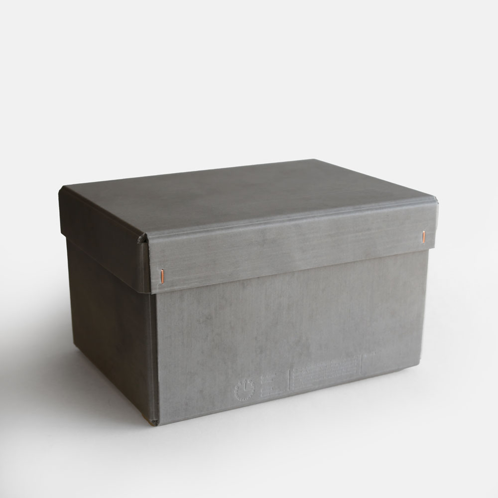 STACK CONTAINERS / PAPER THOR 浅蓋(Light ink)【スタックコンテナーズ/ペーパーコンテナー/ペーパートール/クラフト/紙箱/ストレージ/小物いれ】[117110