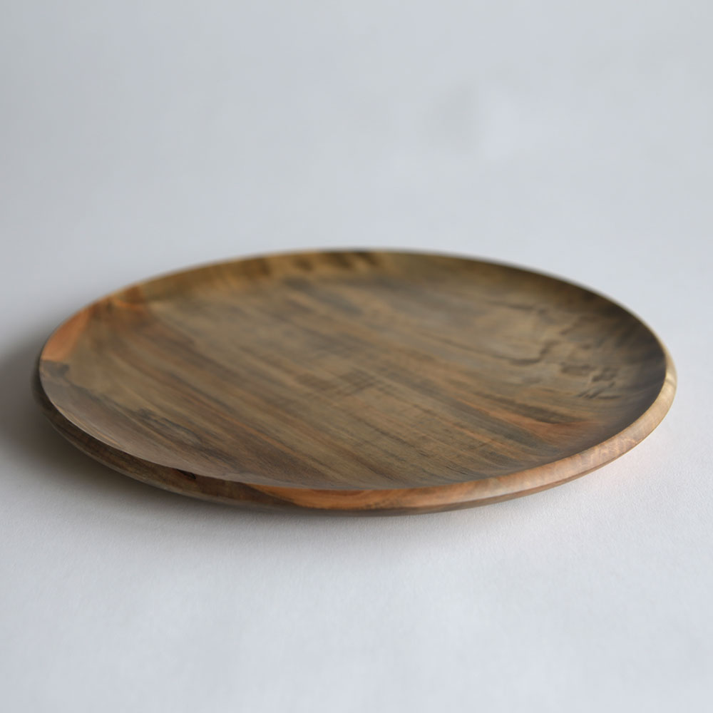 arnd アランド / wood plate (usurai) φ280mm｜WASHIZUKA GLASS STUDIO ワシズカグラススタジオ 鷲塚貴紀 ウッドプレート 木皿 ハンドメイド ギフト｜116900 2