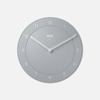 BRAUN / Analog Wall Clock BC06G【ブラウン/アナログウォールクロック/壁掛け時計/ディーターラムス/グレー】[116631