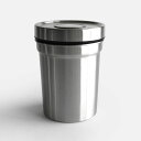 DULTON ダルトン / STAINLESS JAR WITH PRESS LID M|ステンレスジャー プレスリッド キャニスター 保存容器 ステンレス製 密閉容器 キッチンツール おしゃれ シンプル|117317