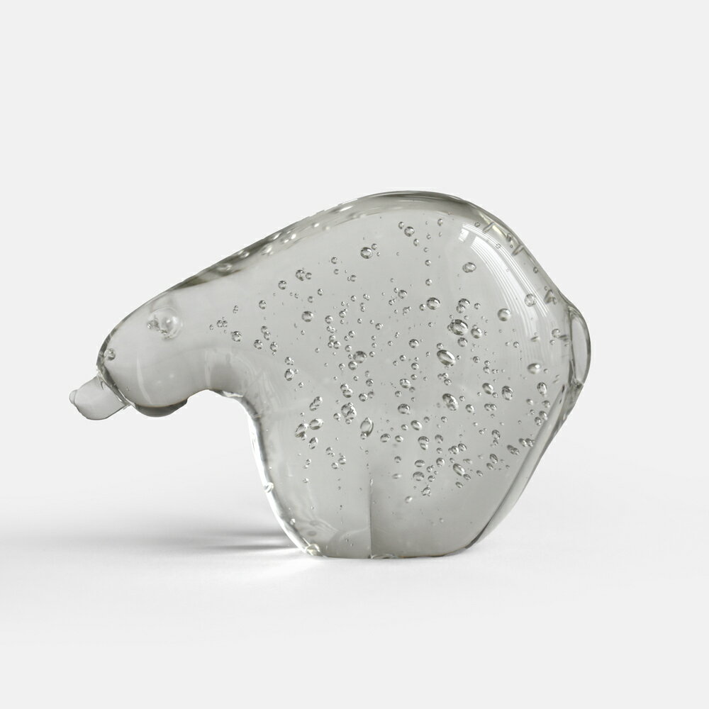 Rakuten - HERE by DETAIL / Glass Objet Polar Bear Large｜ヒアバイディテール グラスオブジェ ポーラーベア ラージ ガラス 熊｜119028