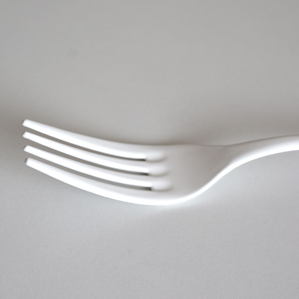 GLOCAL STANDARD PRODUCTS グローカルスタンダードプロダクツ / ツバメ フォーク ホワイト｜メール便可 10点まで｜tsubame カトラリー 琺瑯 ホーロー 燕三条製 アウトドア キャンプ｜118825