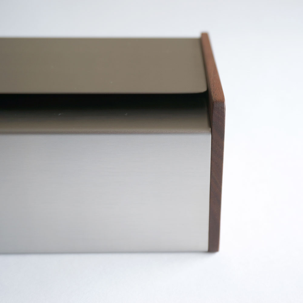 YAMASAKI DESIGN WORKS ヤマサキデザインワークス / ティッシュボックス ウォールナット｜tissue box 木製 おしゃれ シンプル インテリア 天然木 ギフト対応 モダン 北欧風｜116541 3