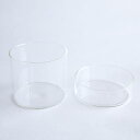 KINTO / SCHALE ガラスケース 100×85mm(Clear)【キントー/シャーレ/ガラス容器/保存容器】[116228 3