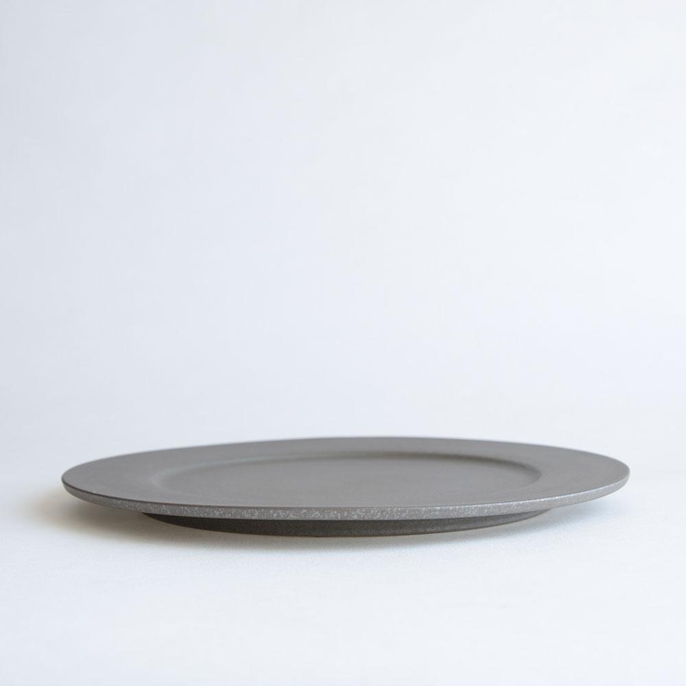 SyuRo[シュロ] / せっ器plate M(グレー)【食器 せっき SEKKI プレート Gray 無釉 ...