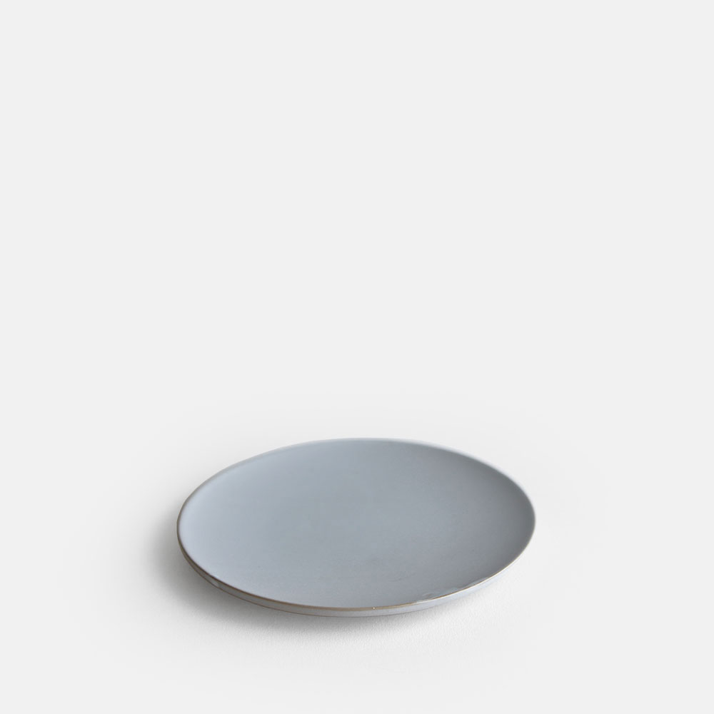 SyuRo[シュロ] / せっ器plate S(白)【食器 せっき SEKKI プレート White グレイッシュ 和食器 テーブルウェア 結婚祝い 新築祝い ギフト プレゼント レストラン 飲食店 インテリア 釉薬 日常使い】[117268