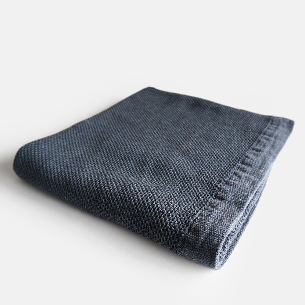 kontex コンテックス / VINTAGE WAFFLE XLサイズ Navy|ワッフルタオル 今治タオル 日本製 ヴィンテージワッフル ネイビー ギフト おしゃれ imabari|115620