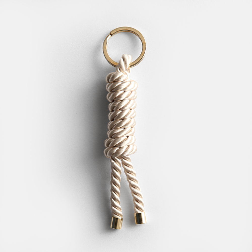 NOEUD / Lineknot-keyring(BE)【メール便可 5点まで】【ヌー/ラインノットキーリング/キーホルダー/キーリング/ロープ/結び目】[113834