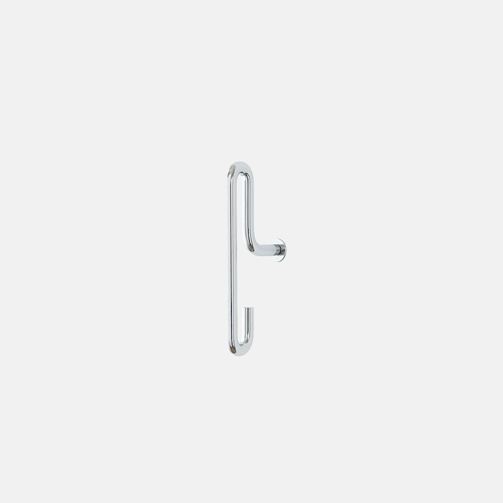 MOEBE / Wall Hook Small 2個セット(Chrome Plated Steel)【メール便可 3点まで】【ウォールフック/クローム/デンマーク/インテリア/ムーベ/WHCRS】[117427 1