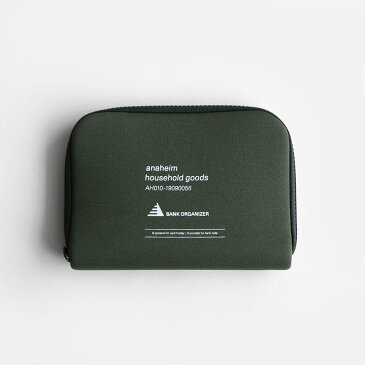 ANAheim / Anaheim Bank Organizer(Olive drab)【メール便可 1点まで】【アナハイムバンクオーガナイザー/オリーブドラブ/収納ケース/通帳/印鑑/カード】[114667