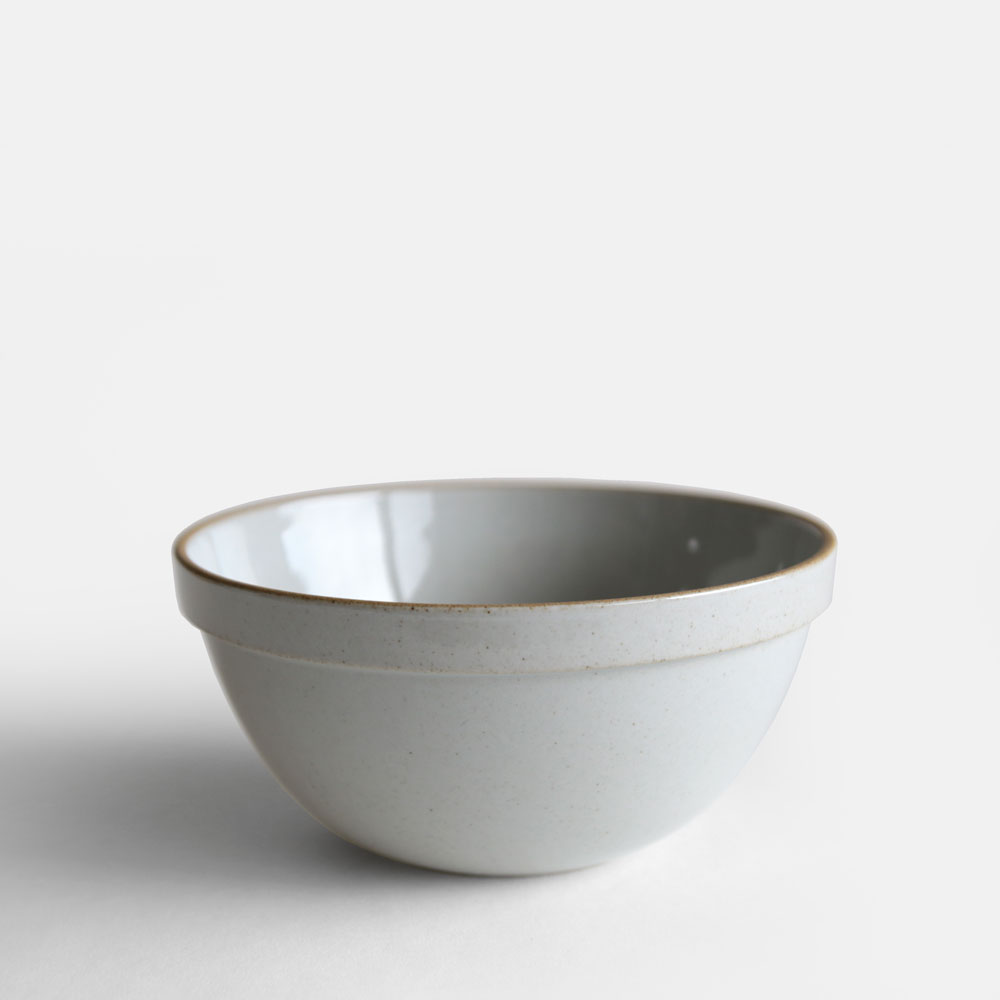 HASAMI PORCELAIN[ハサミポーセリン] / Bowl-Round φ18.5cm(Gloss Gray)/HPM047【あす楽対応】【ボウルラウンド/鉢/丼/グロスグレー/クリア/波佐見焼/食器/ギフト】[114450