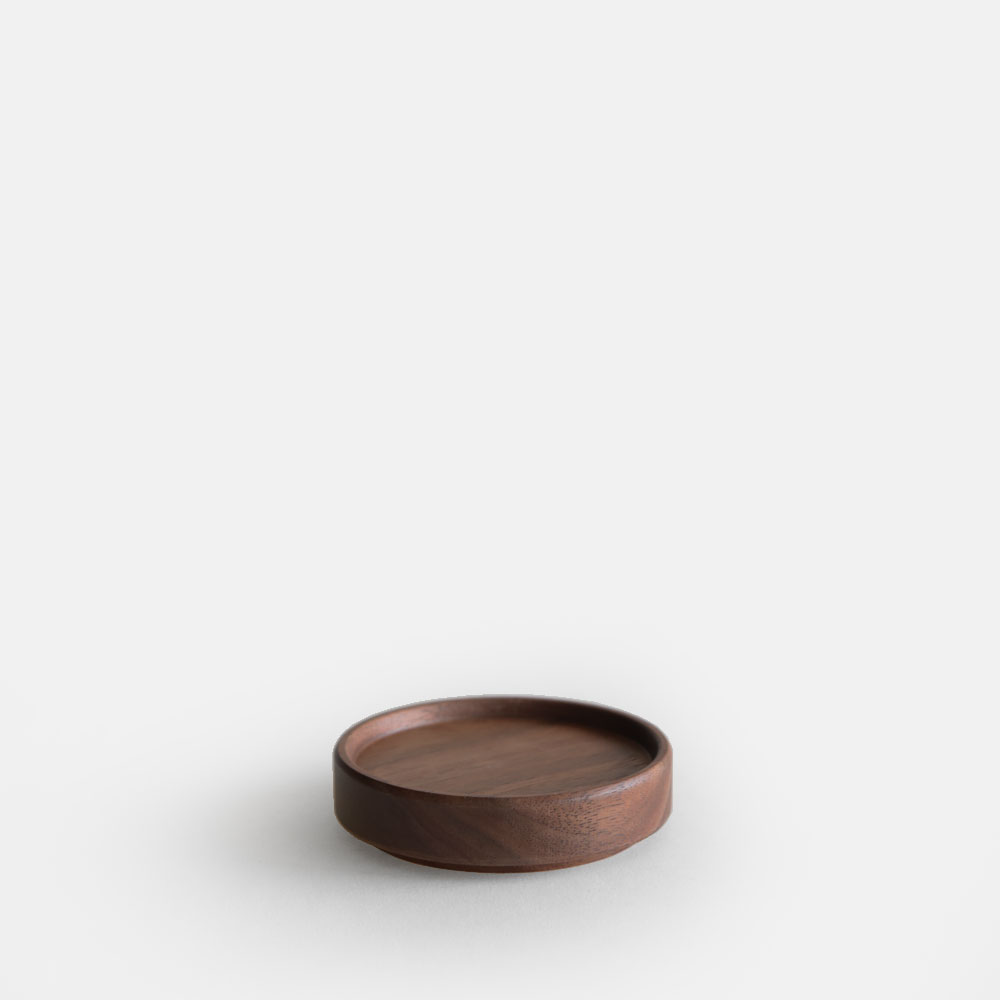 【あす楽対応】HASAMI PORCELAIN[ハサミポーセリン] / TRAY/LID(Walnut) φ8.5cm/HPWN022【メール便可 3点まで】【トレイ/ウッドプレート/リッド/ウォールナット】[115471