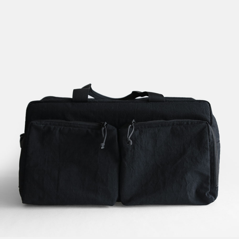 kirahvi yhdeksan / kidney - traveling bag(Black)【kirahvi9/キラハビーユフデクサン/キドニー/ボストンバッグ/ブラック/トラベリングバッグ】 114467