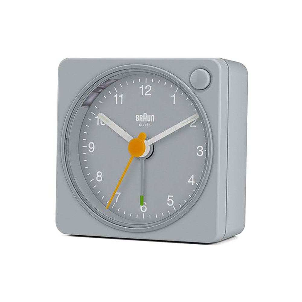 BRAUN ブラウン / Travel Alarm Clock BC02XG|トラベルアラームクロック 置き時計 目覚まし時計 ディーターラムス ミニマル シンプル モダン グレー|117638 [2]