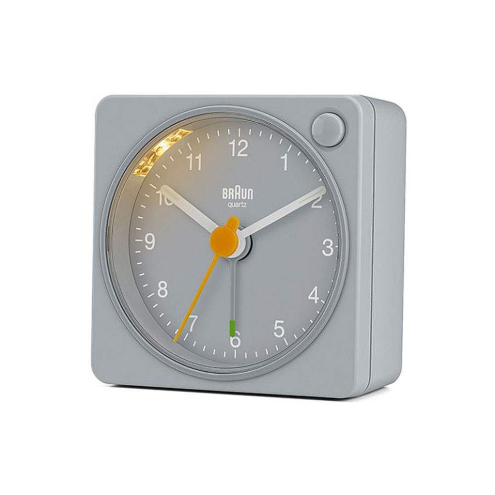 BRAUN ブラウン / Travel Alarm Clock BC02XG|トラベルアラームクロック 置き時計 目覚まし時計 ディーターラムス ミニマル シンプル モダン グレー|117638 [3]