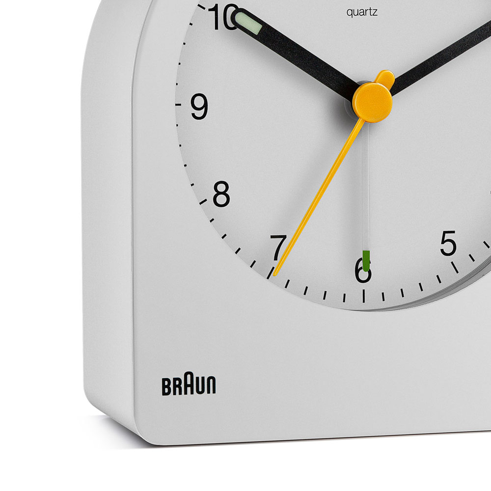 BRAUN ブラウン / Analog Alarm Clock BC22W|アナログアラームクロック 置き時計 ディーターラムス ミニマル シンプル モダン ホワイト|117634 [3]