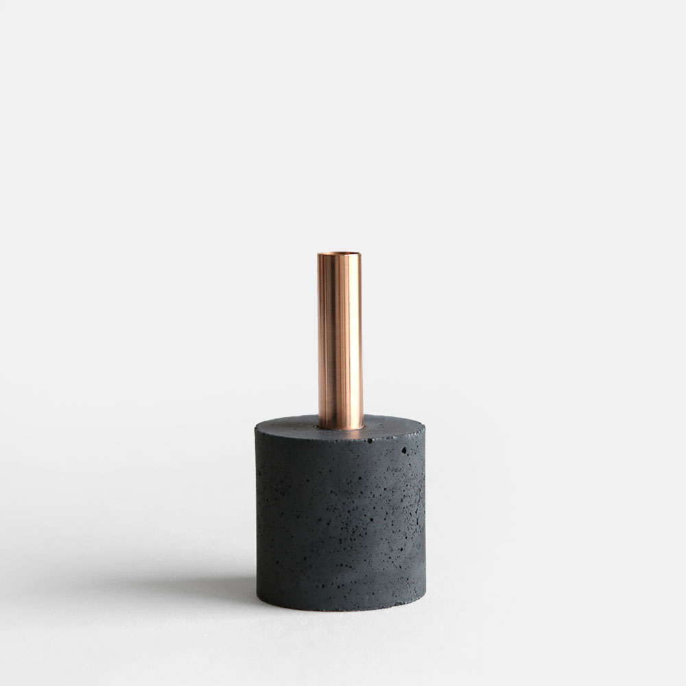 MOTON モトン / DOUBLE S(Black)｜一輪挿し フラワーベース BULBOUS. 