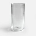 【あす楽対応】Lyngby Porcelain[リュンビューポーセリン] / Vase Glass 20cm(Clear)【ガラスベース/フラワーベース/花瓶/北欧/クリア】[116544