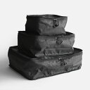 nahe ネーエ / Travel Packing Bag 3 Pack ブラック|ネーエ トラベルパッキングバッグ Black HIGHTIDE ハイタイド ポーチ 旅行用品 衣類ケース インナーケース リップストップナイロン|118189