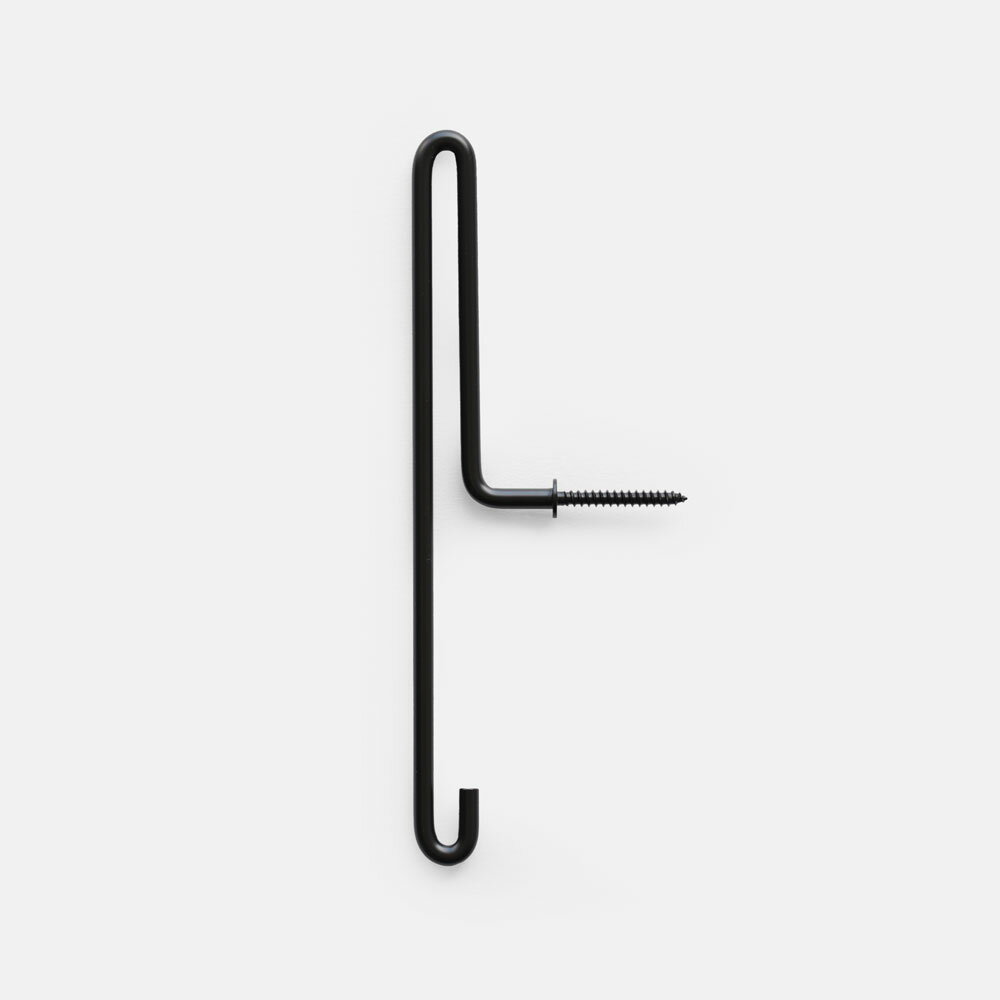MOEBE ムーベ / Wall Hook Large(Black)｜メール便可 3点まで｜ブラック ウォールフック スチール デン..
