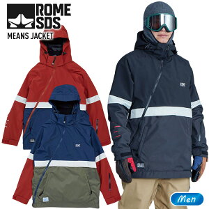【アウトレット】ROME ローム MEANS JACKET ミーンズジャケット 19-20 2020 メンズ 男性用 スノーボードウェア スノーウェア スキーウェア【ぼーだまん】