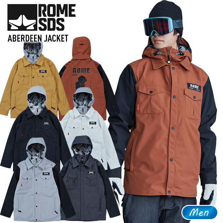 ROME ローム ABERDEEN JACKET アバディーンジャケット メンズ 男性用 スノーボードウェア スノーウェア スキーウェア