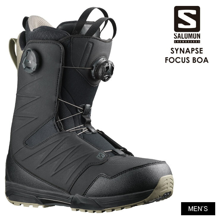 SALOMON サロモン SYNAPSE FOCUS BOA シナプスフォーカスボア 21-22 2022 スノーボード ブーツ メンズ【ぼーだまん】