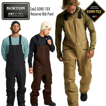 早期予約 2022 BURTON バートン GORE-TEX Reserve Bib Pant ゴアテックス スノーボードパンツ ビブパンツ スノボー ウェア 【ぼーだまん】