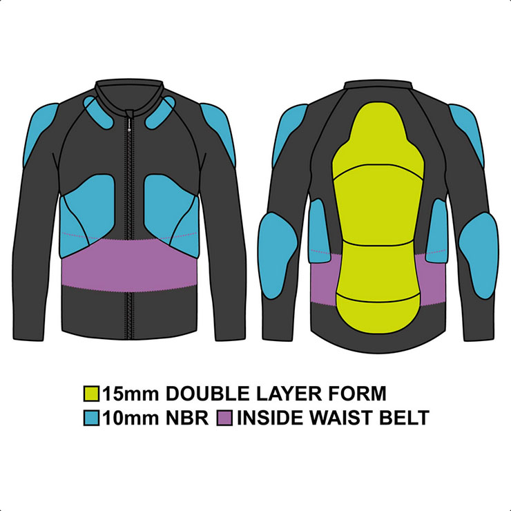 NORTHPEAK �Ρ����ԡ��� NP-1606 JUNIOR BODY PROTECTOR �ܥǥ��ץ��ƥ����� ��Ⱦ�� �ץ��ƥ����� ���å� ����˥�