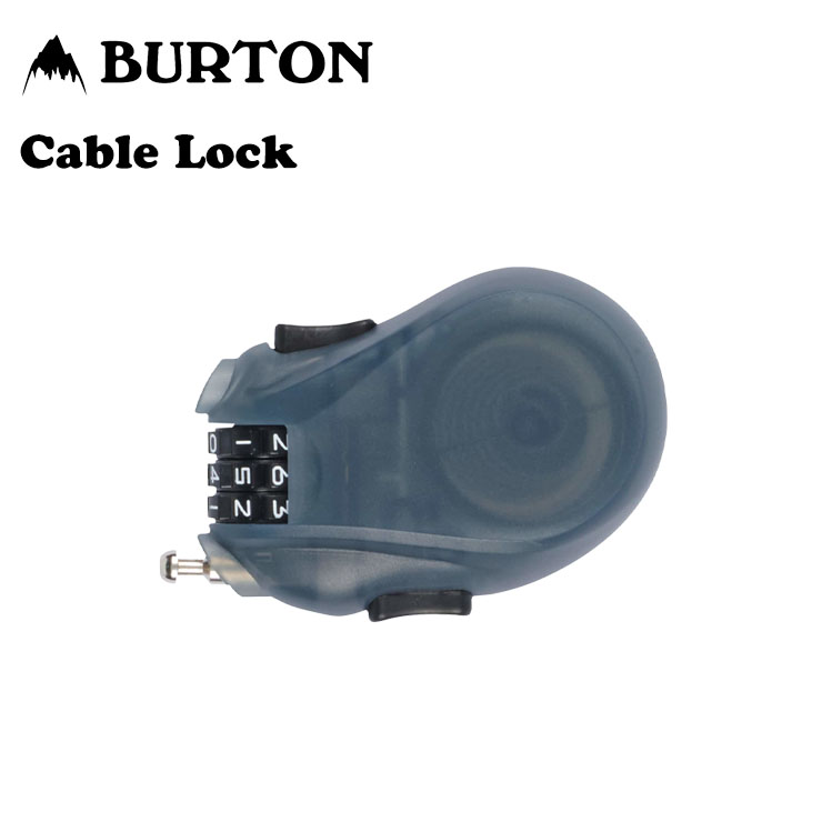 BURTON バートン Cable Lock ケーブルロック スノーボード 盗難防止 3桁 ダイヤル 【ぼーだまん】
