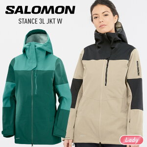 22-23 SALOMON サロモン STANCE 3L JKT W レディース スノージャケット スノーボードウェア スキーウェア 【ぼーだまん】