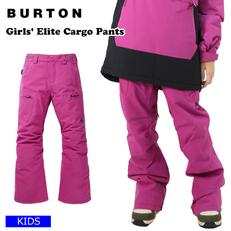 22-23 BURTON バートン Girls' Elite Cargo Pants キッズ スノーボード パンツ 【JSBCスノータウン】
