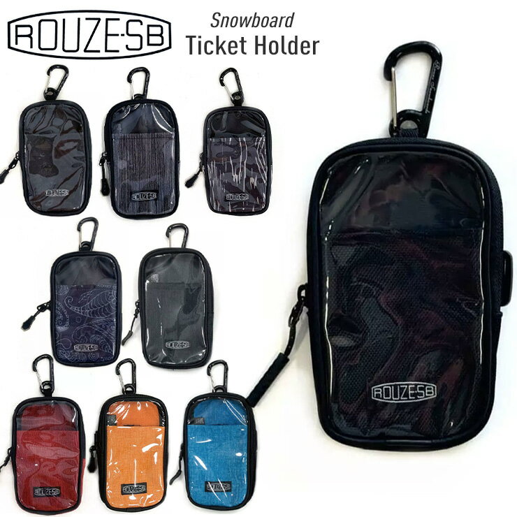 ROUZE ラウズ スノーボード チケットホルダー スキー RZA753 TICKET HOLDER パスケース 【ぼーだまん】
