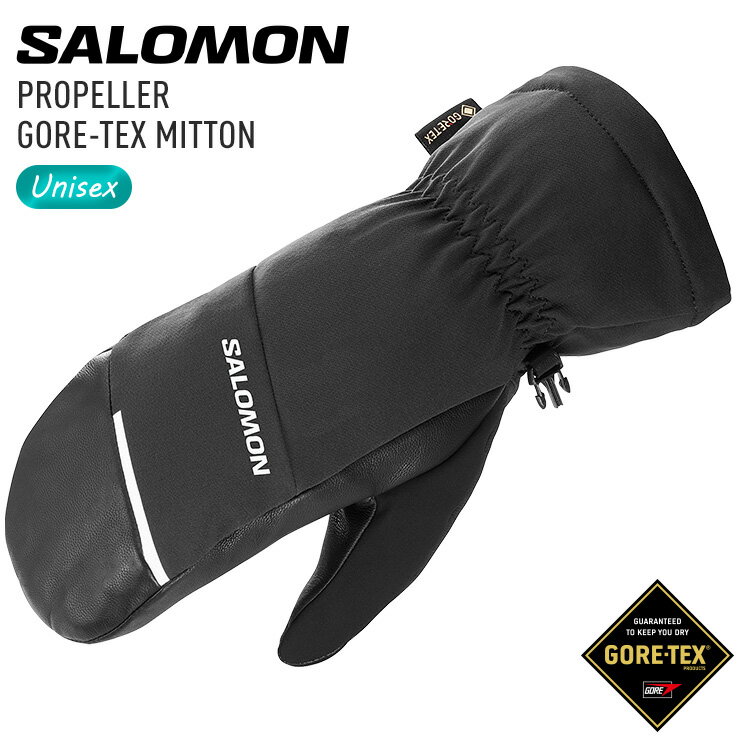 23-24 SALOMON サロモン PROPELLER MITTEN GORE-TEX U スノーボード ゴアテックス グローブ ミトン スノボグローブ 防寒 1