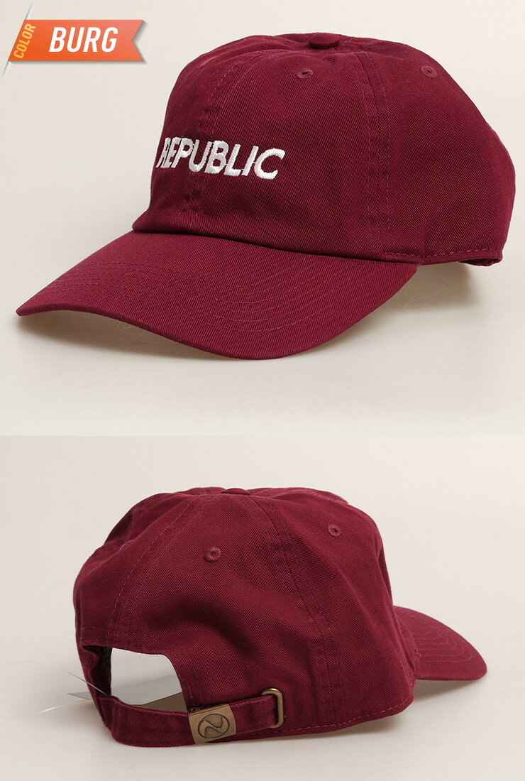 ぼーだまんのREPUBLIC リパブリック CREEP 6PANEL CAP クリープ シックスパネル キャップ 帽子｜アングル3