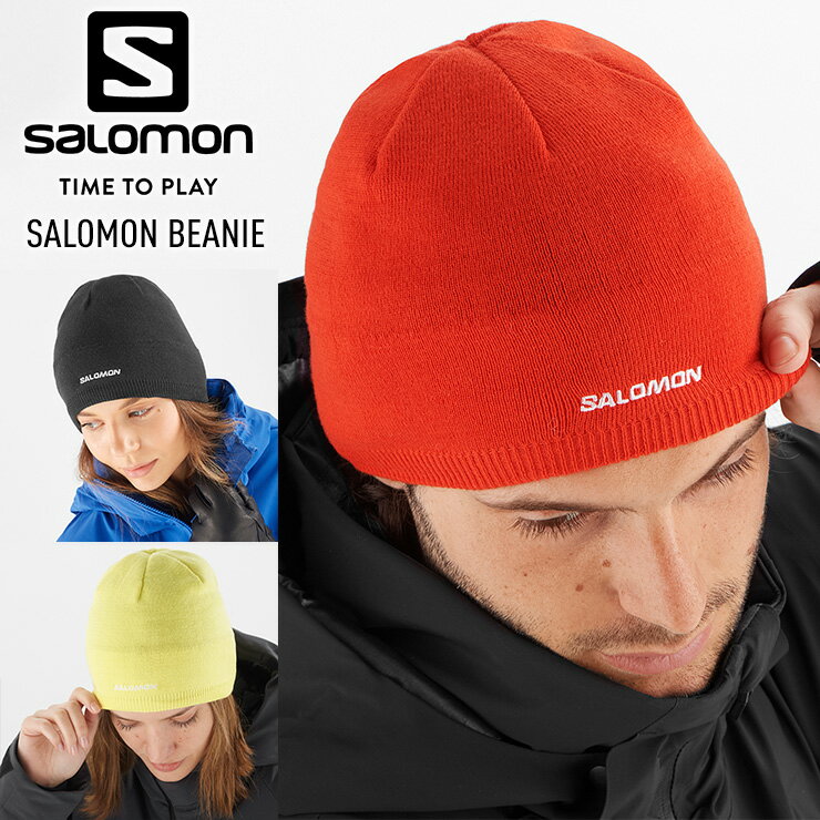 23-24 SALOMON サロモン SALOMON BEANIE サロモン ビーニー ニット帽 スノーボード