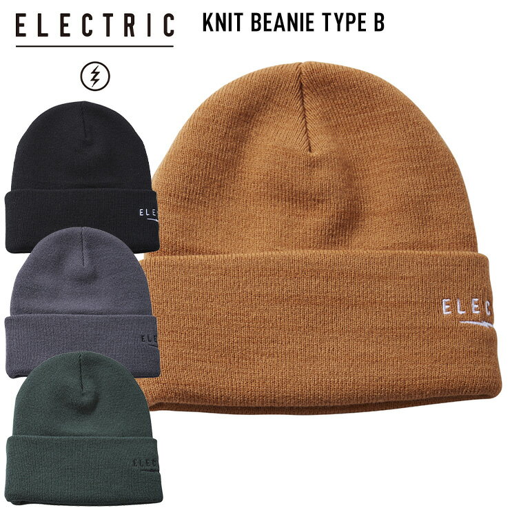 正規品 23-24 ELECTRIC エレクトリック KNIT BEANIE TYPE B ニット ビーニー 帽子 防寒 スノーボード スキー