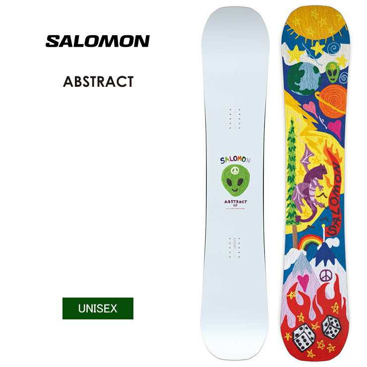 SALOMON サロモン ABSTRACT アブストラクト 23-24 2024 スノーボード 板 メンズ レディース ユニセックス