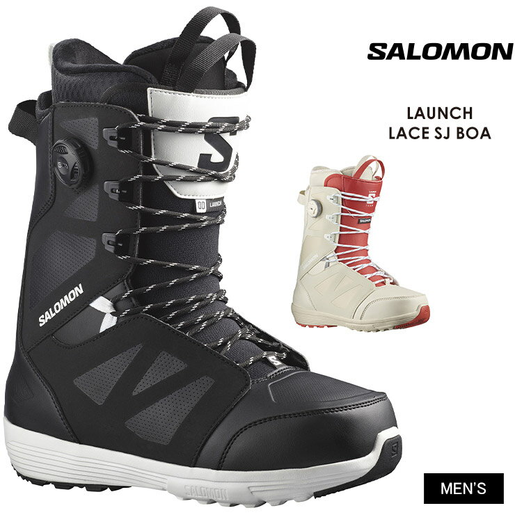 SALOMON サロモン LAUNCH LACE SJ BOA ラウンチレースボア 23-24 2024 ボアブーツ スノーボード ブーツ メンズ