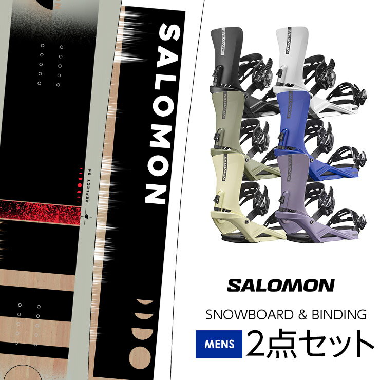��t���� SALOMON �T������ REFLECT men ���t���N�g���� �X�m�[�{�[�h �� RHYTHM �o�C���f�B���O 2�_�Z�b�g 23-24 2024 �����Y