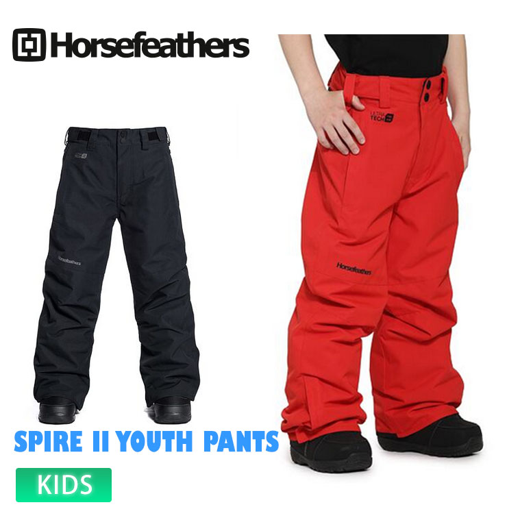 23-24 Horsefeather ホースフェザー SPIRE II YOUTH PANTS スノーボード 雪遊び キッズ スキー ジュニア 子供