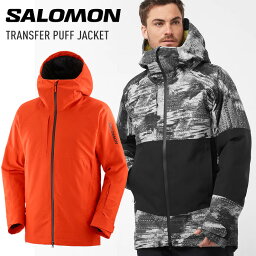 23-24 SALOMON サロモン TRANSFER PUFF JACKET M トランスファーパフ ジャケット スノーボード スキー ウェア 【ぼーだまん】