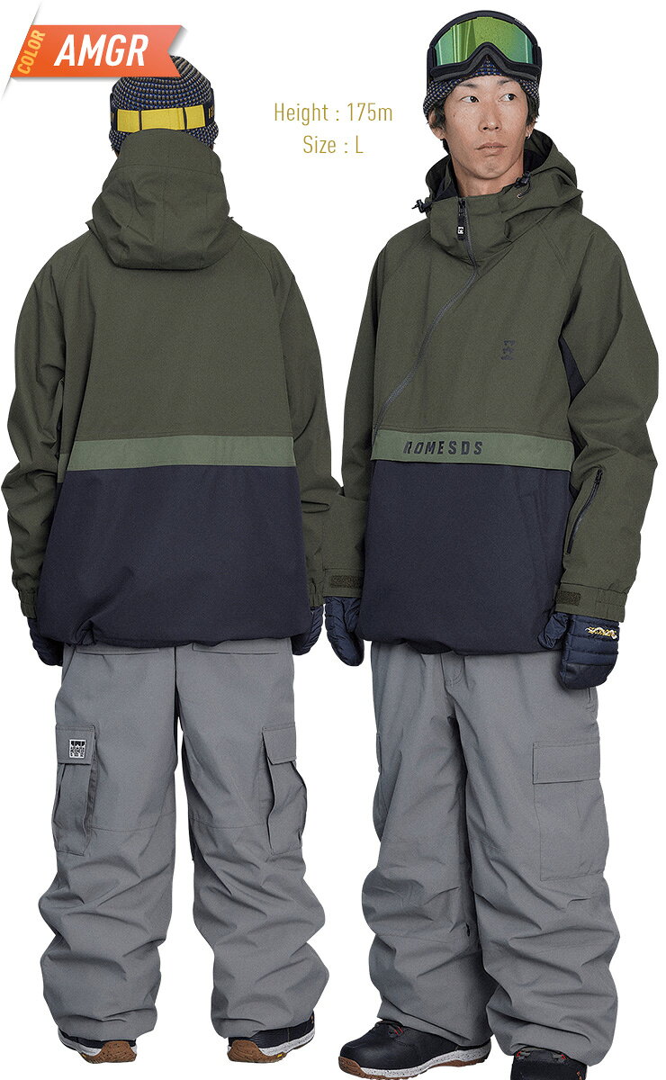 正規品 23-24 ROME SDS ローム MEANS JACKET スノーボードジャケット メンズ スノーボード スキー ウェア 2