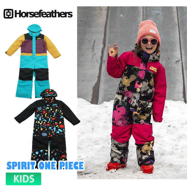 23-24 Horsefeather ホースフェザー SPIRIT ONE PIECE スノーボード 雪遊び キッズ スキー ジュニア 子供