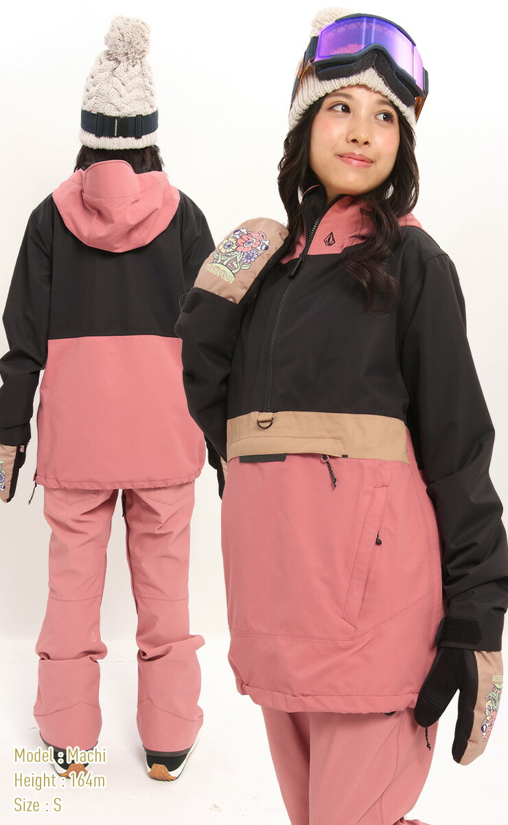 23-24 VOLCOM ボルコム ASHFIELD PULLOVER スノーボード プルオーバー ジャケット スノボー ウェア レディース 2024 【ぼーだまん】 3