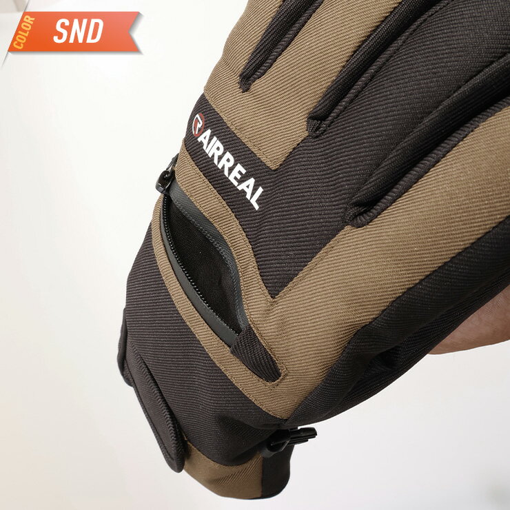 【SS期間中P2倍＆最大2500円オフクーポン】【ポイントUP祭!!】AIRREAL エアリアル スノーボード グローブ スキー AR-6582 メンズグローブ 手袋 防寒 スマホ対応 【ぼーだまん】