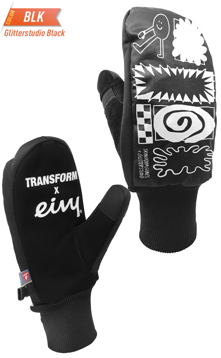 【SS期間中P2倍＆最大2500円オフクーポン】【ポイントUP祭!!】24-25 TRANSFORM トランスフォーム The Ko Mitt ケーオーミット スノーボード グローブ ミトン スキーグローブ 【ぼーだまん】