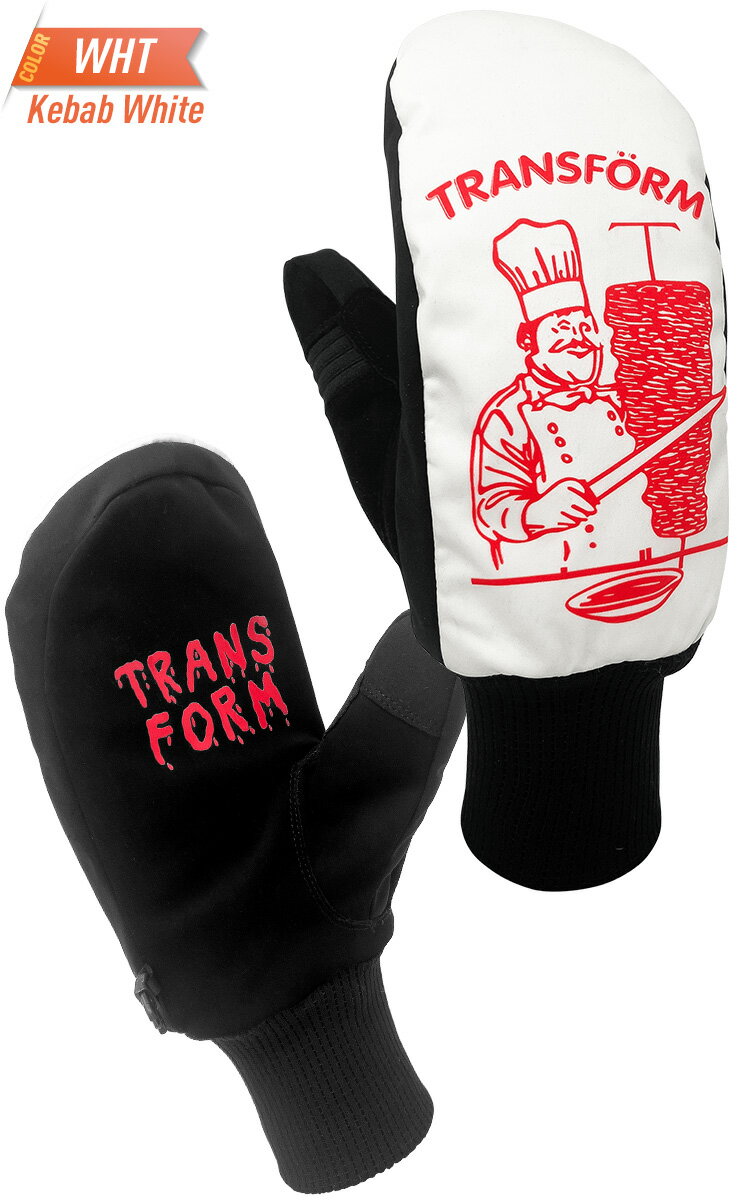 【SS期間中P2倍＆最大2500円オフクーポン】【ポイントUP祭!!】24-25 TRANSFORM トランスフォーム The Ko Mitt ケーオーミット スノーボード グローブ ミトン スキーグローブ 【ぼーだまん】