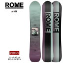 【15日まで使える最大2500円オフクーポン】【無料ワックスサービス有】ROME ローム MUSE ミューズ 24-25 2025 スノーボード 板 レディース...